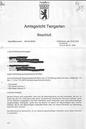 Stuart-Beschluss des AG Tiergarten