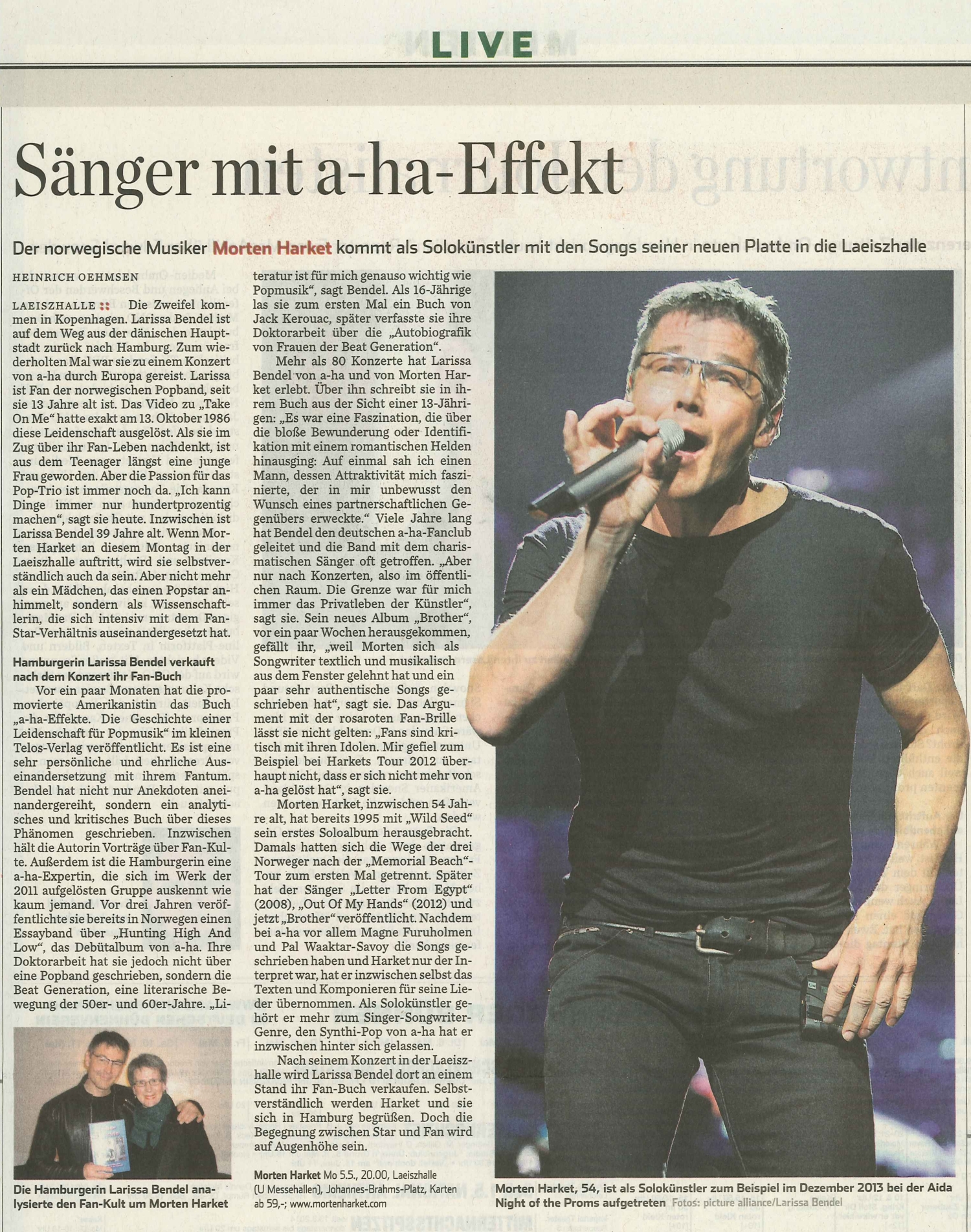 L. Bendels "a-aha-Effekte" im Abendblatt