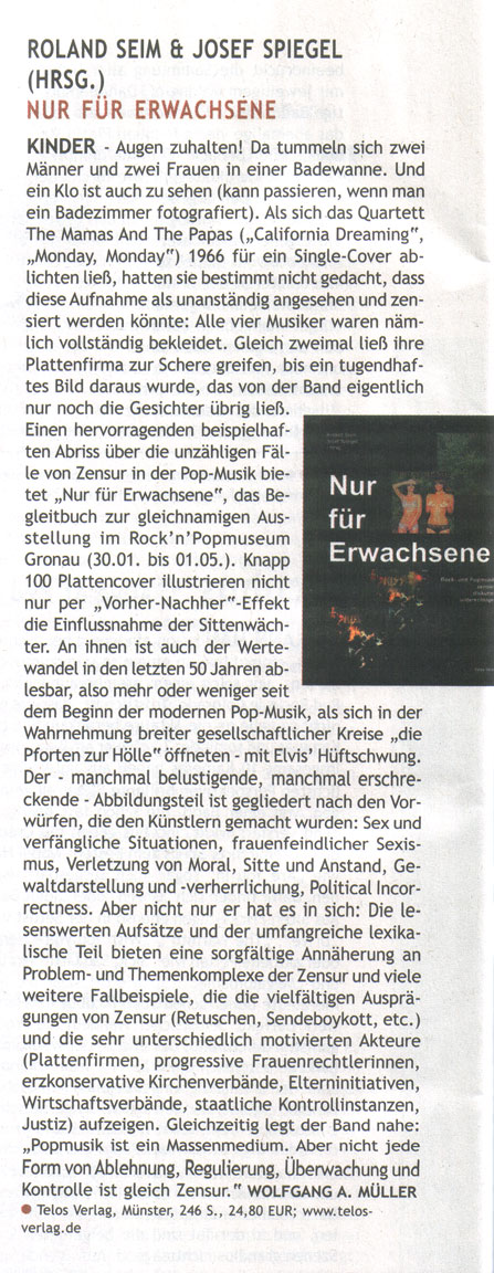 GIG-Rezension "Nur für Erwachsene"